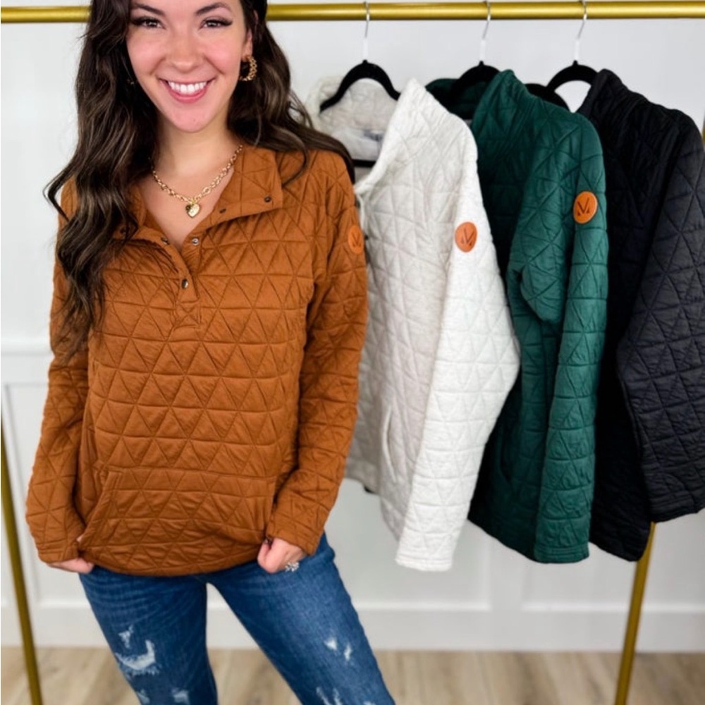 Michelle Mae Quilted Jacket in Green